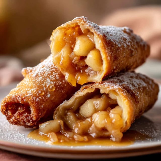 Apple Pie Egg Rolls.