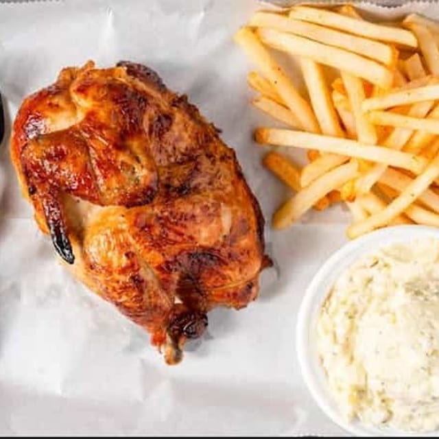 1/2 Rotisserie Chicken.