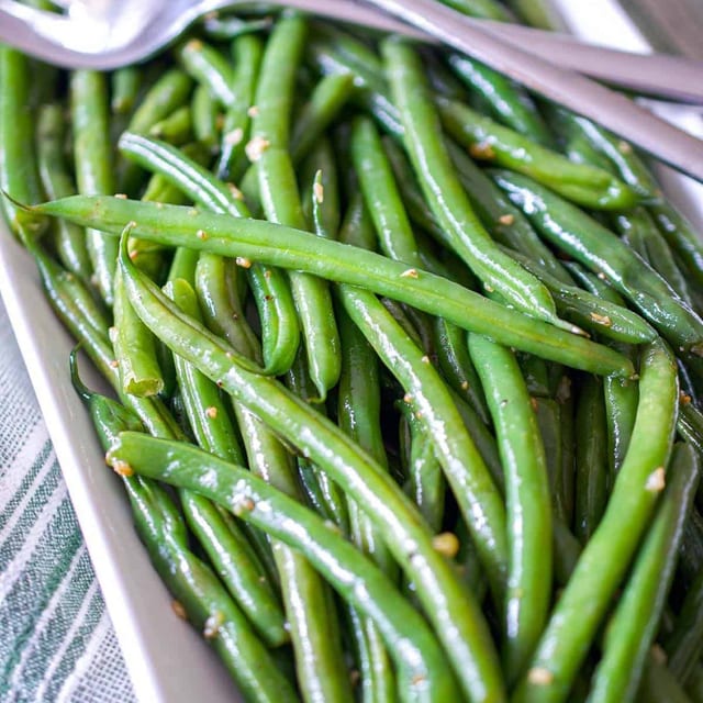 Garlic Green Beans.
