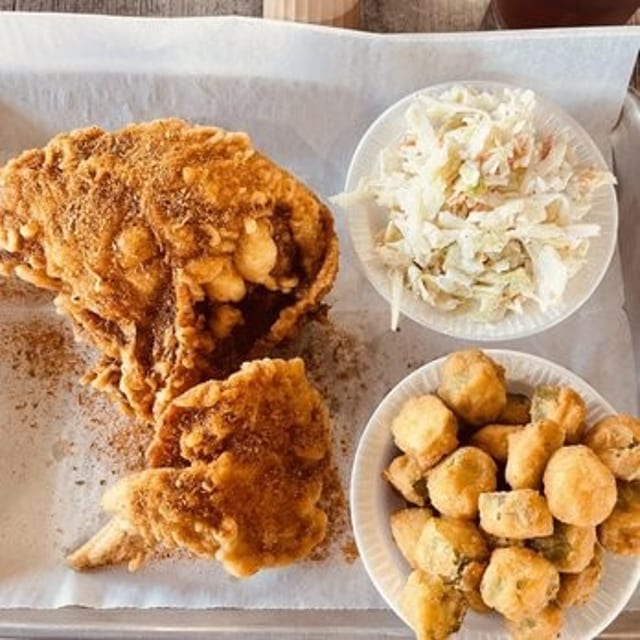 2pc White Fried Chicken.