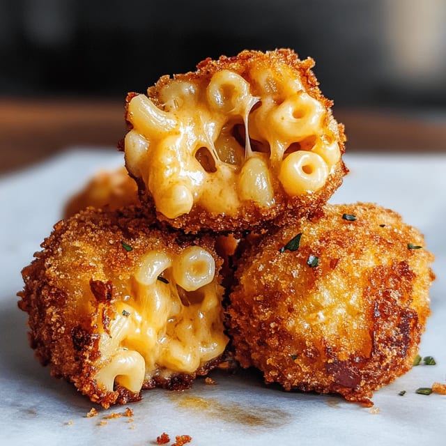 Fried Mac and Cheese Bites.