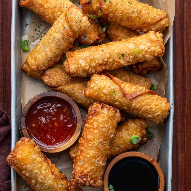 8pc Philly Cheesesteak Egg Rolls.