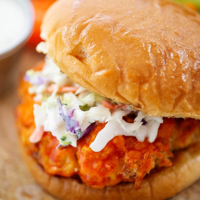 Sriracha Honey Chicken Sandwich.