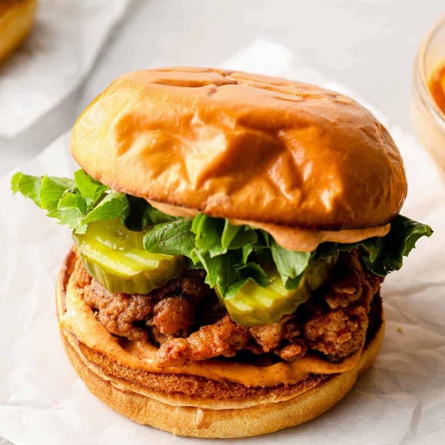 Bacon Ranch Chicken Sandwich.
