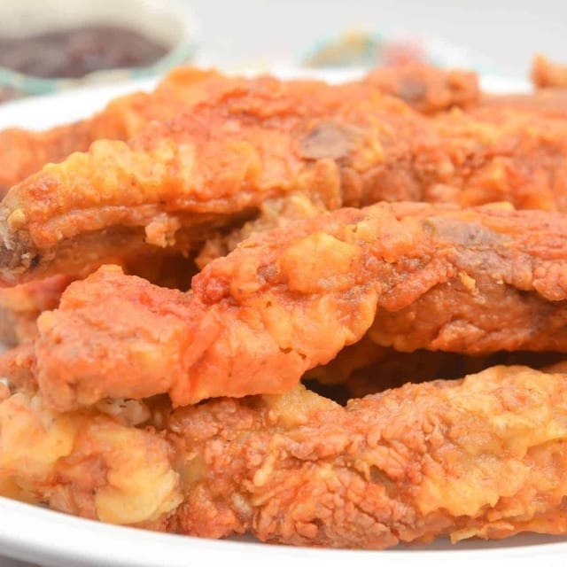 Fried Pork Ribs.